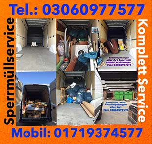 Sperrmüllentrümpelung Berlin 01719374577